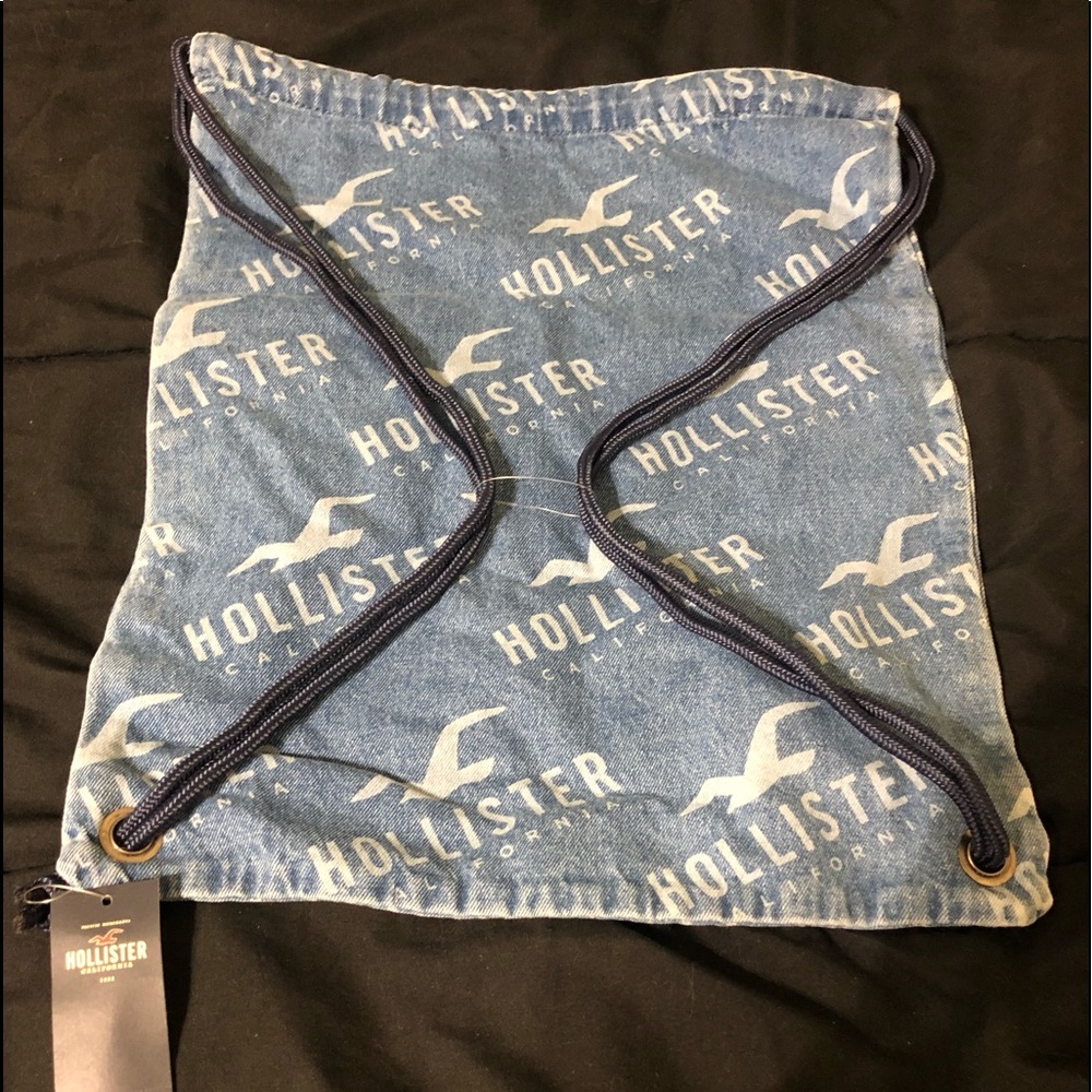 Hollister Co. Jean Drawstring Bag - Picture 2 of 3